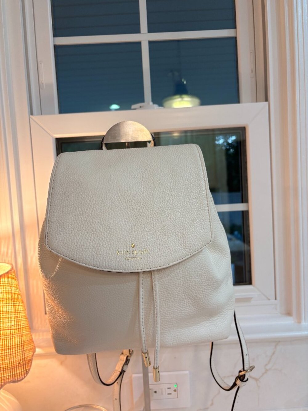 Kate Spade Leila Backpack - Cream colored